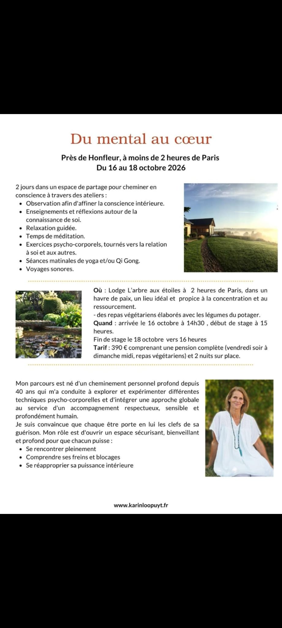 Affiche de Du mental au cœur à Honfleur