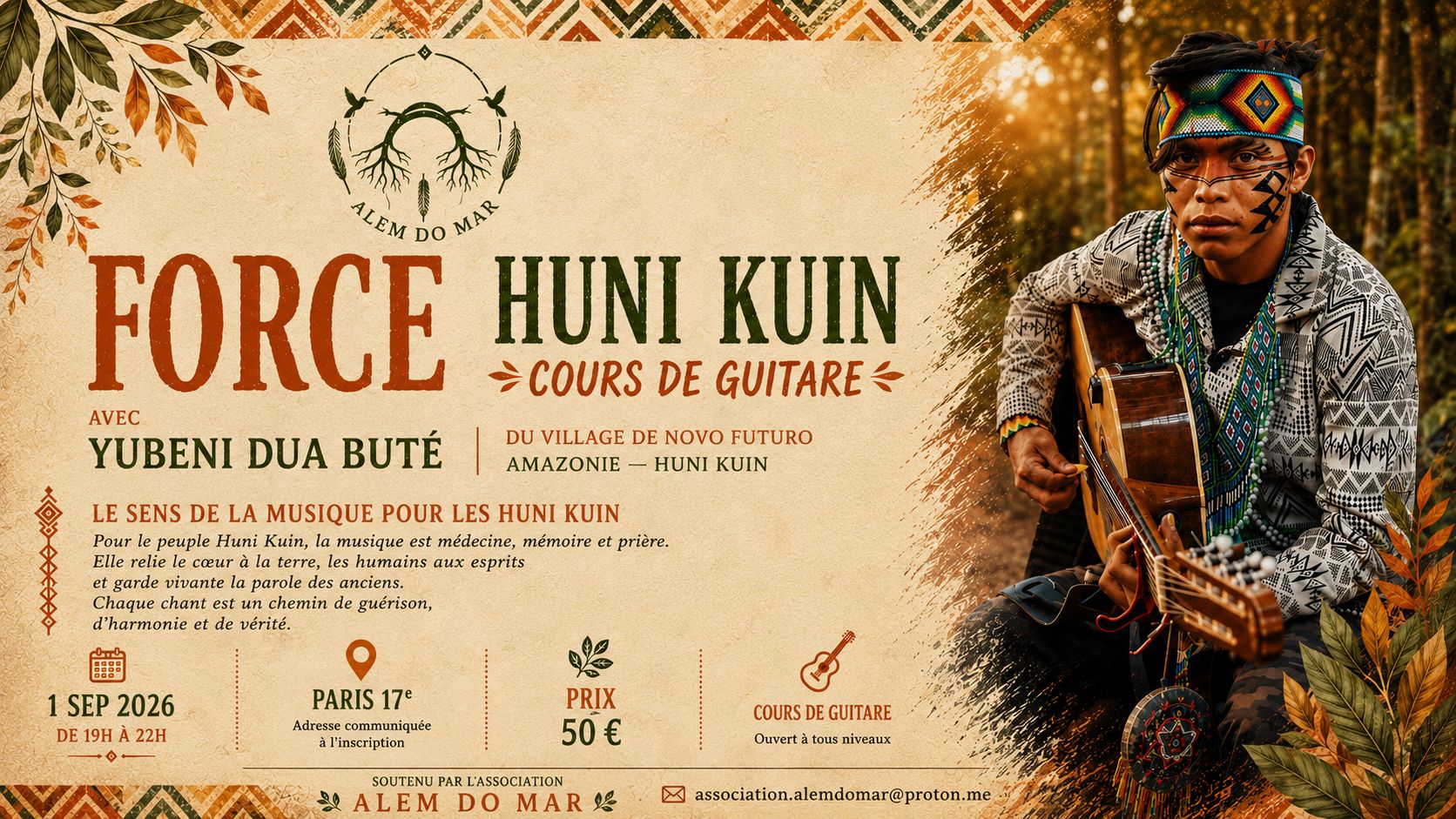 Affiche de Force huni kuin cours de à Paris
