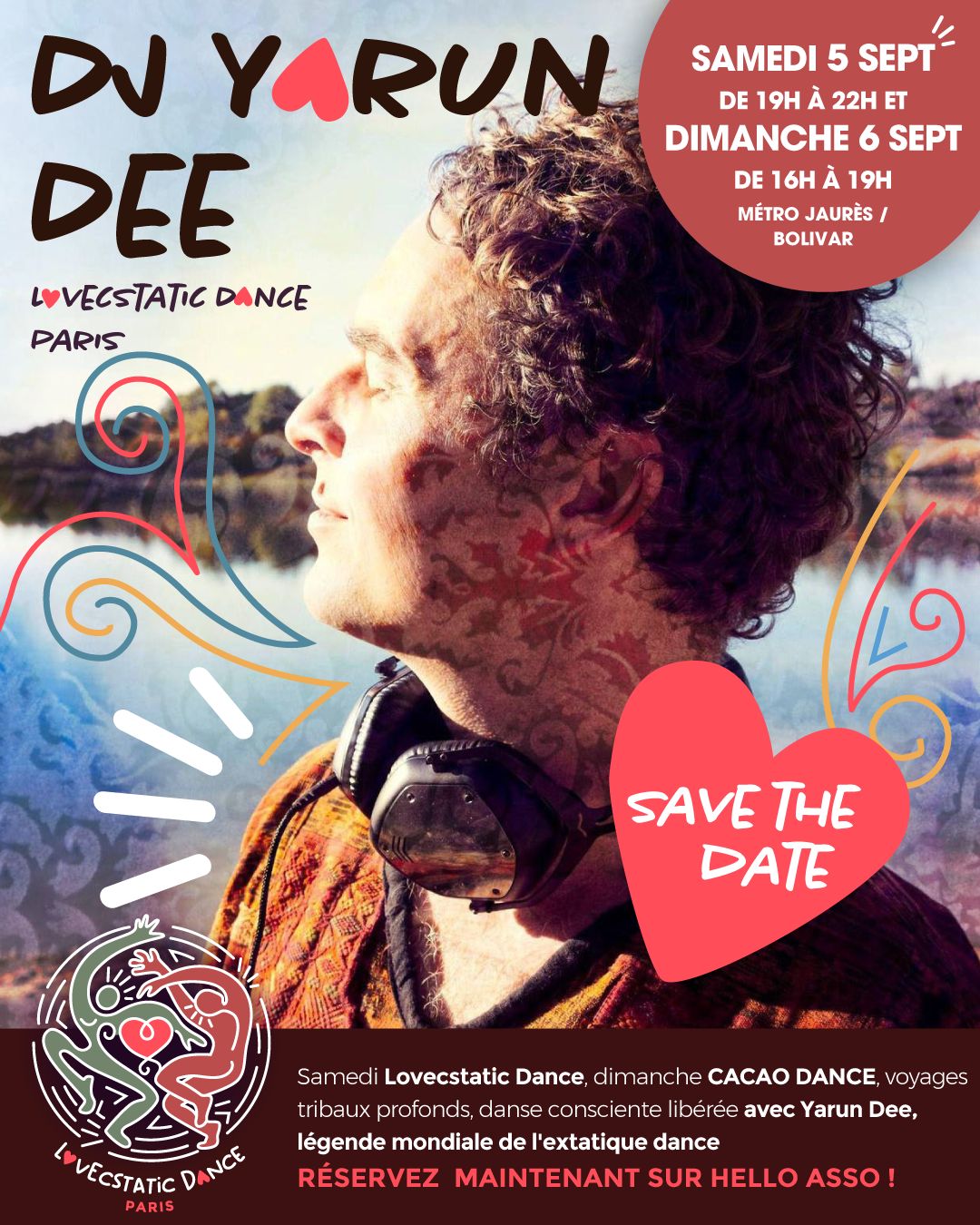 Affiche de Dj yarun dee - lovecstatic Ă Paris