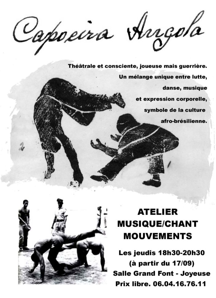 Affiche de Capoeira angola à Joyeuse