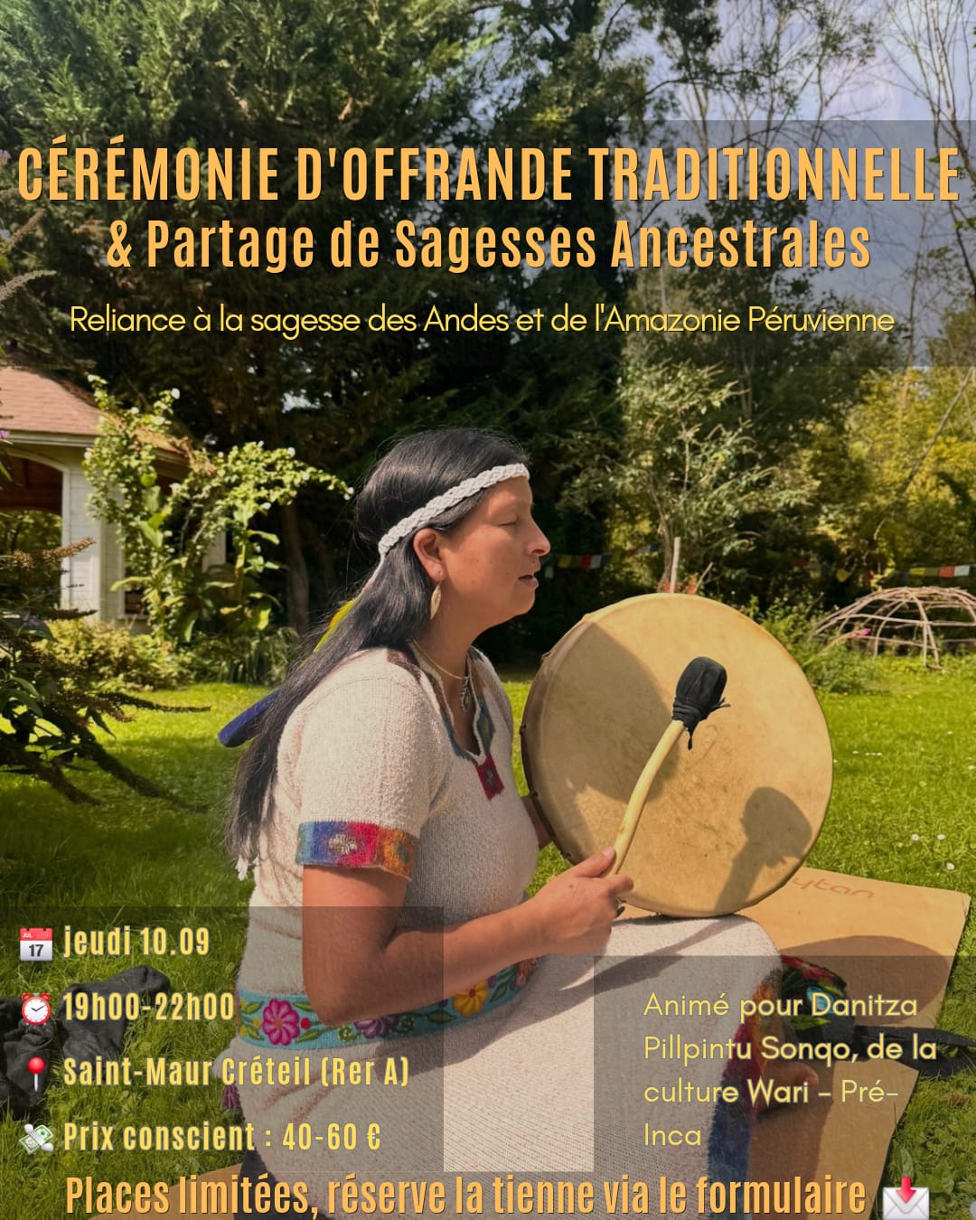 Affiche de Cérémonie d'offrande tradition à Créteil