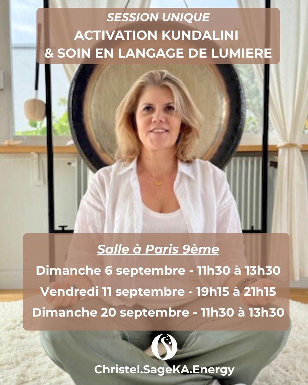 Affiche Activation kundalini et soin