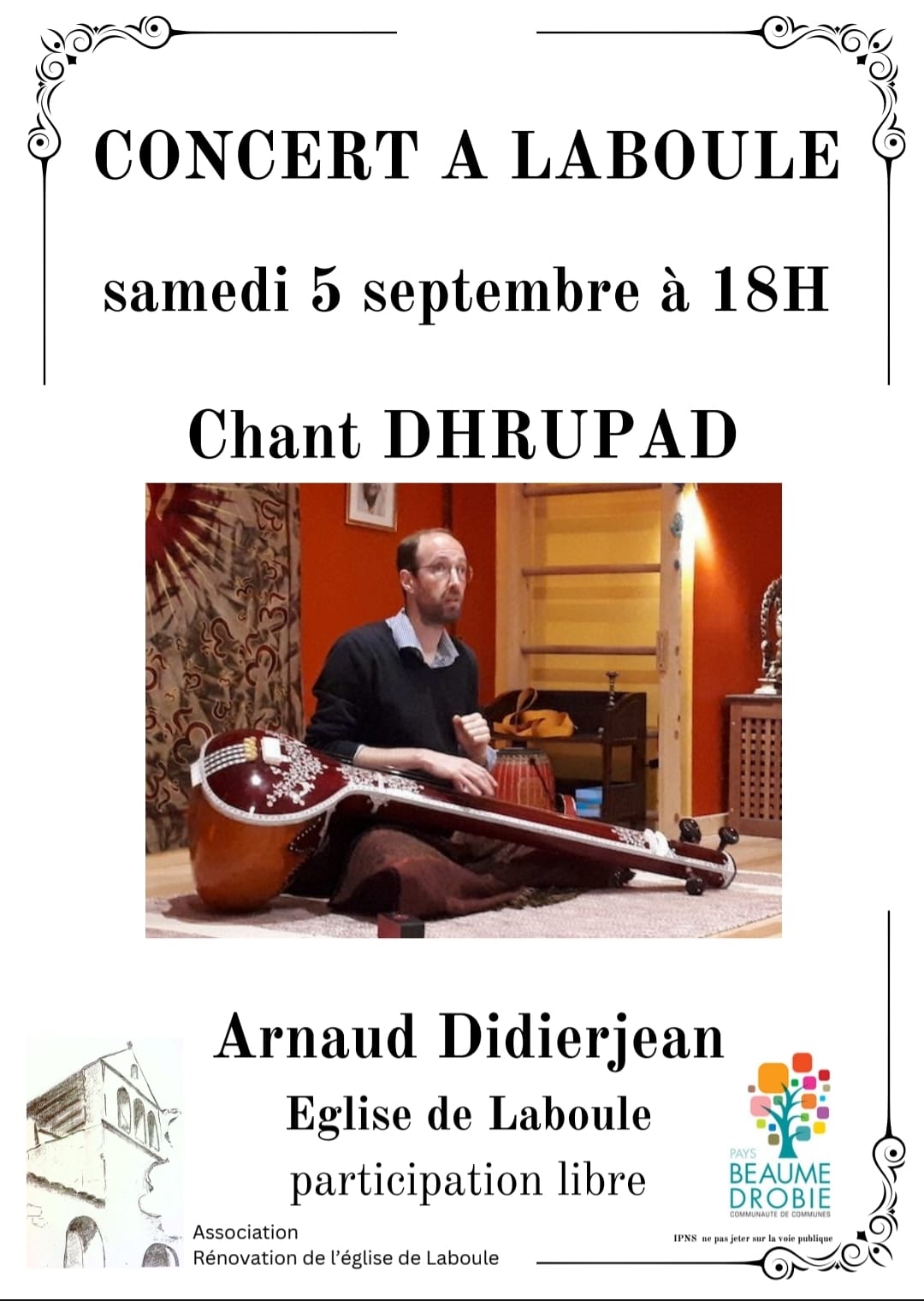Affiche de Concert à laboule à Laboule