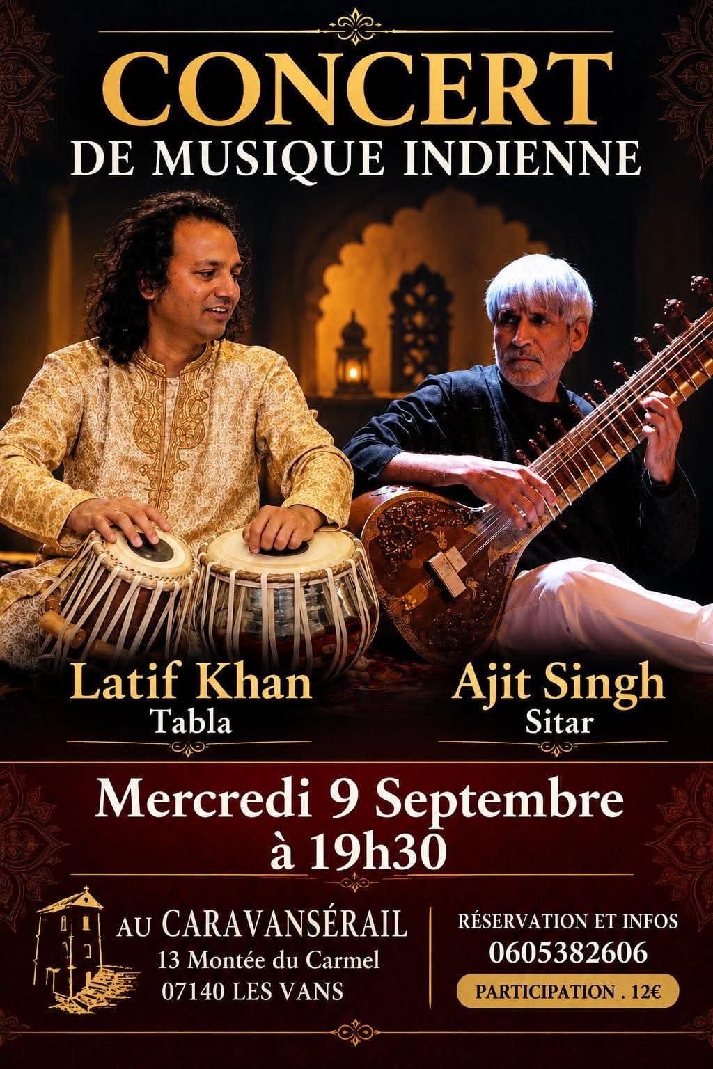 Concert de musique indienne