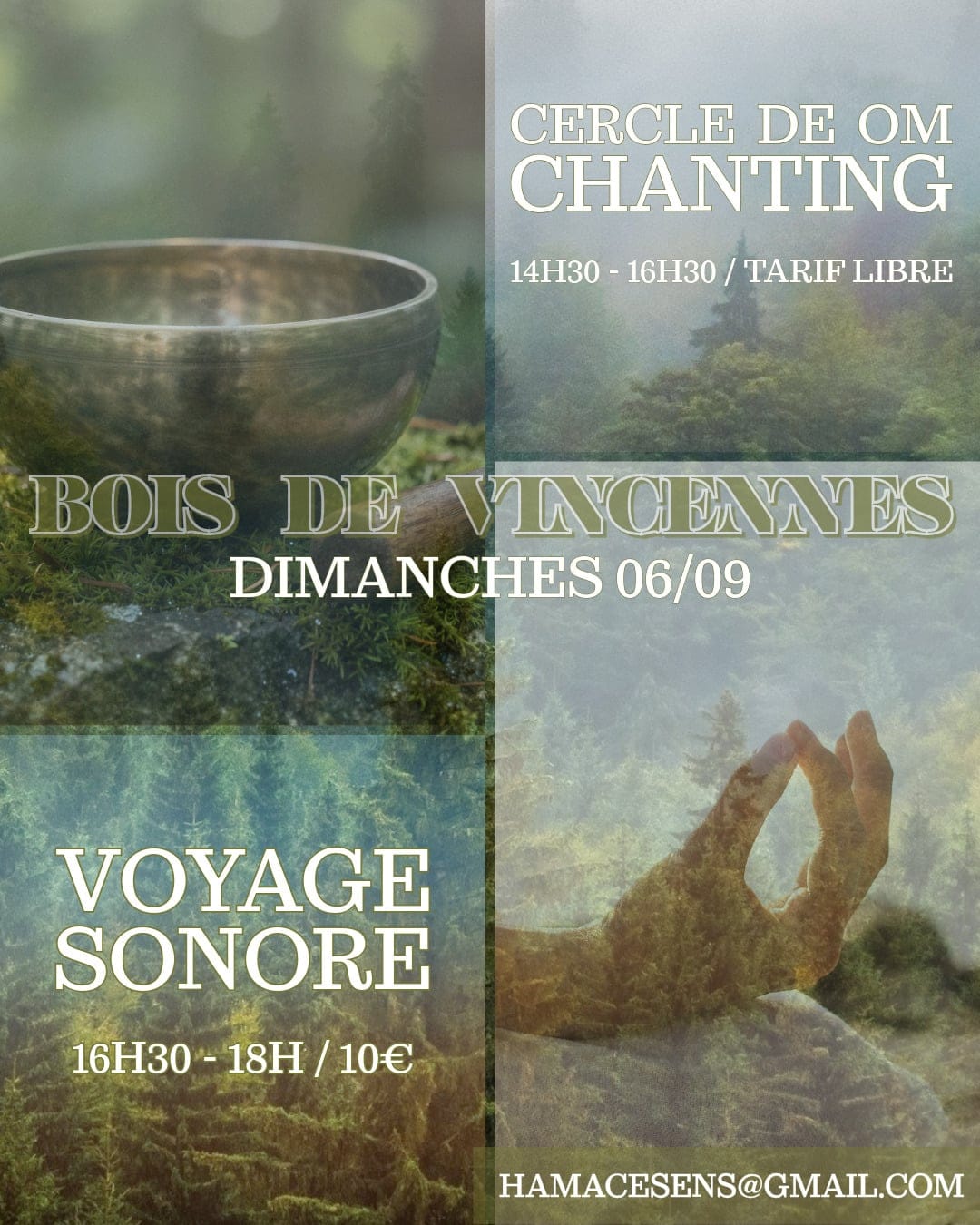 Affiche de Cercle de om chanting à Paris