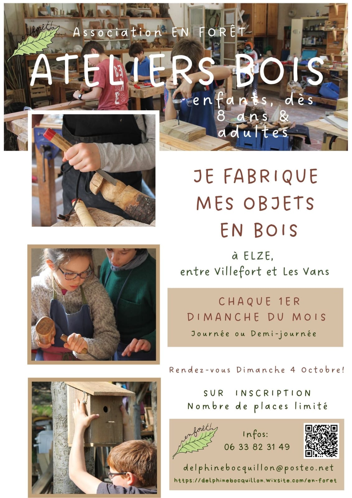 Affiche de Ateliers bois à Elze
