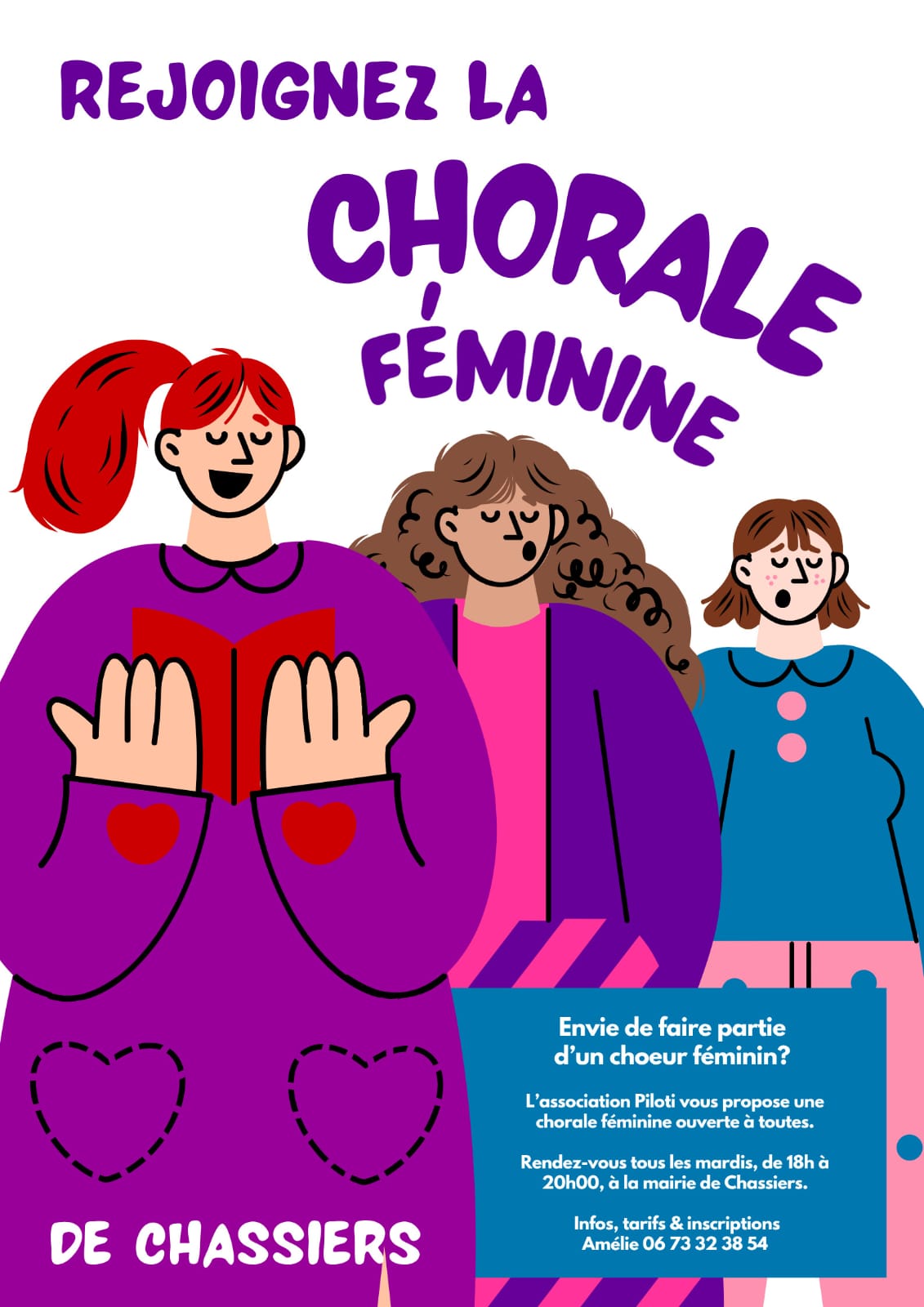 Affiche de Chorale féminine de chassiers à Chassiers