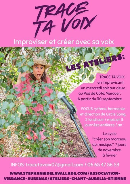 Affiche de Trace ta voix à Mercuer