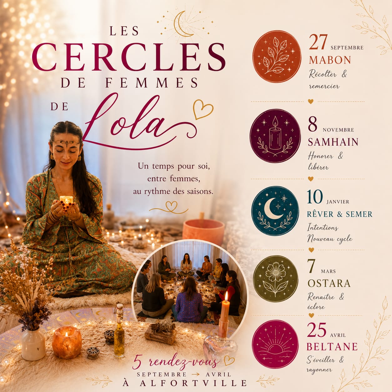 Affiche de Les cercles de femmes de lola à Alfortville