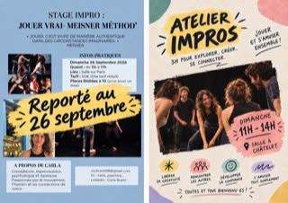 Affiche Atelier impro