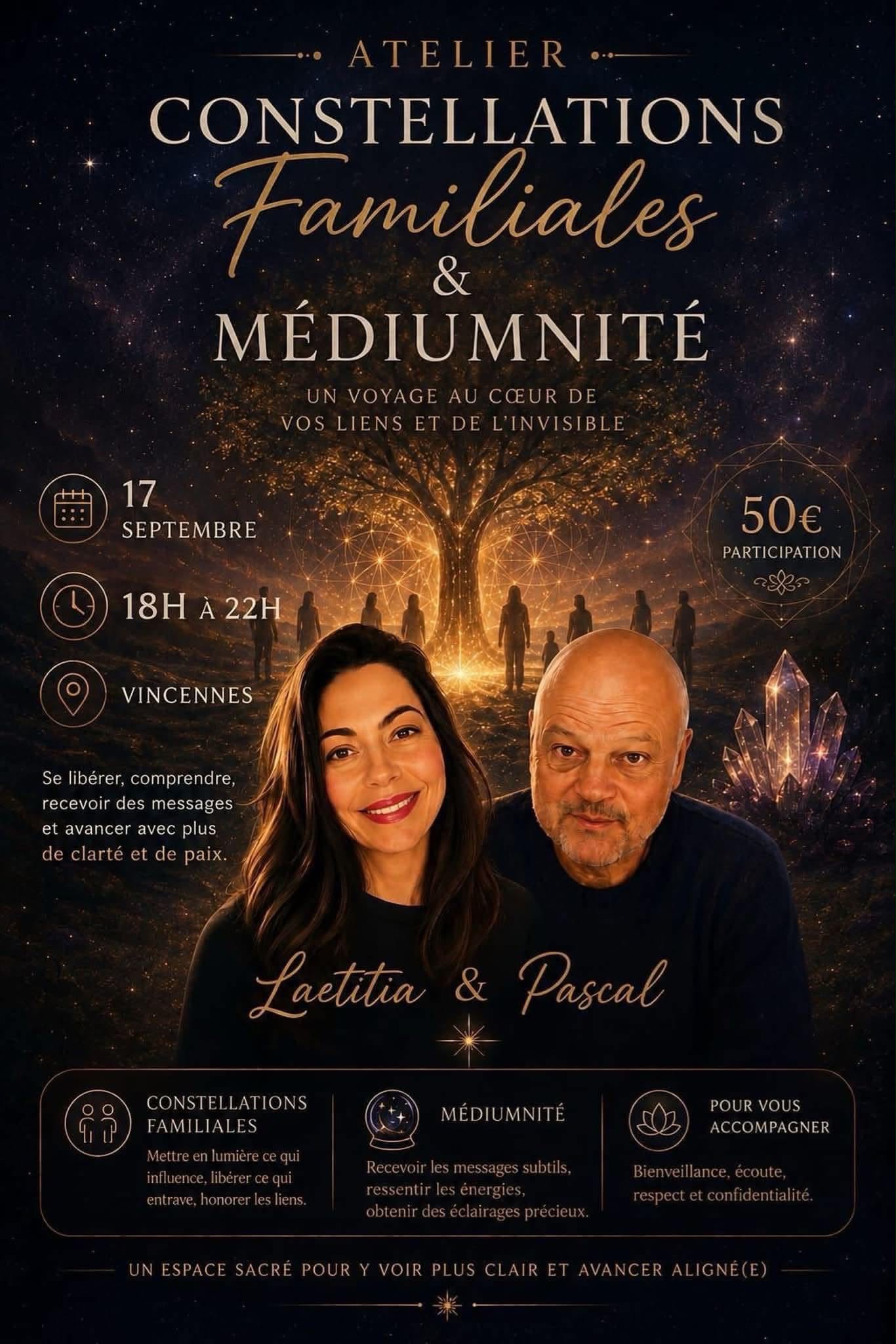 Affiche de Constellations familiales & à Vincennes