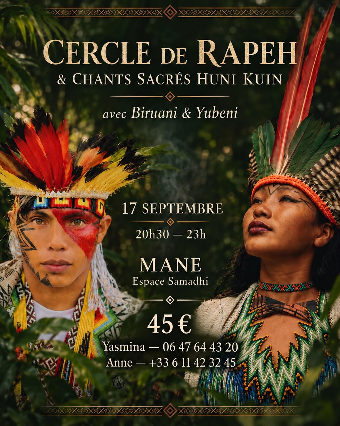Affiche de Cercle de rapeh & chants à Mane
