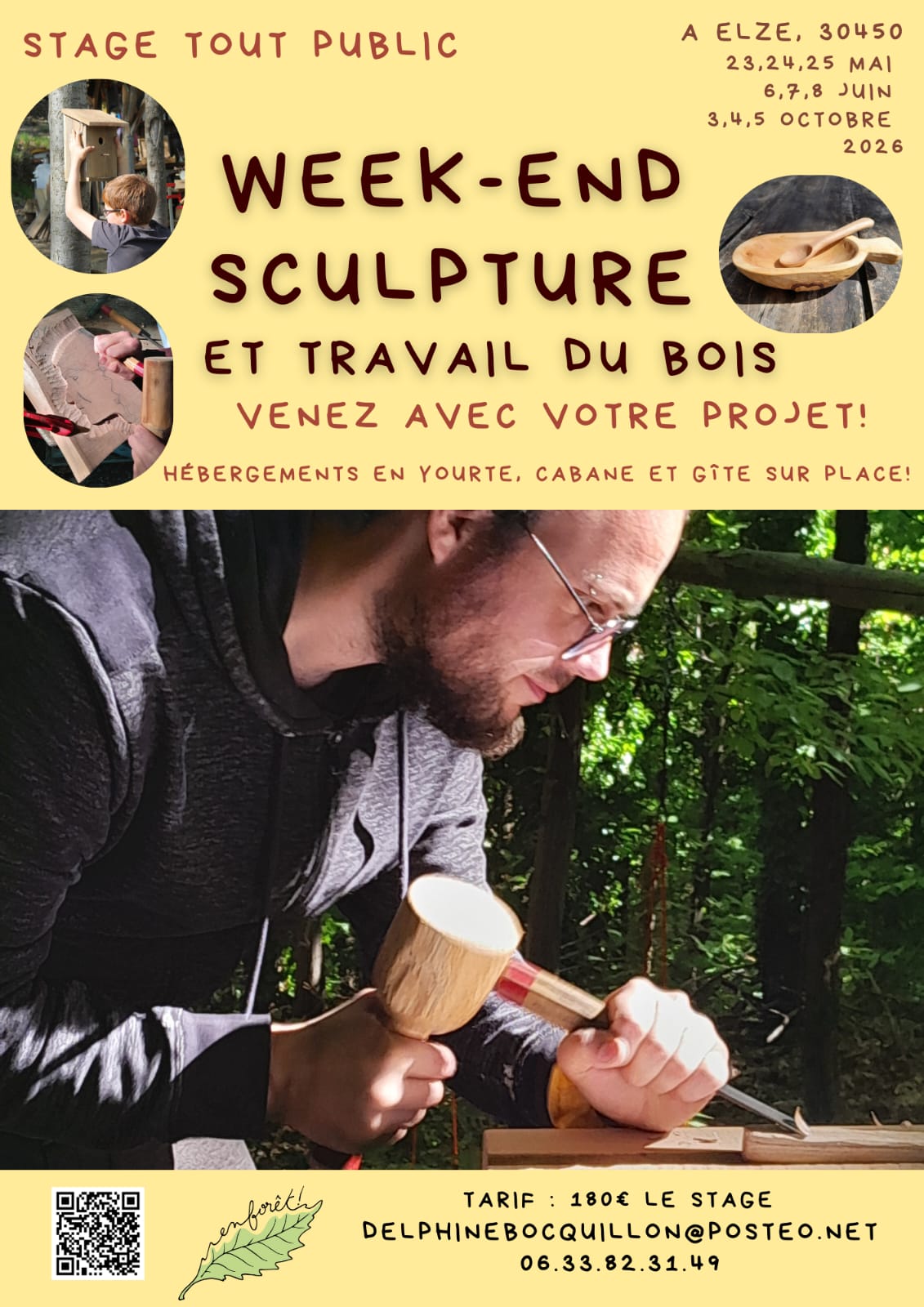 Affiche de Week-end sculpture et travail Ă Elze