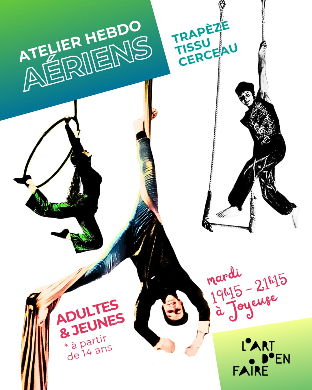 Affiche de Atelier hebdo aériens à Joyeuse