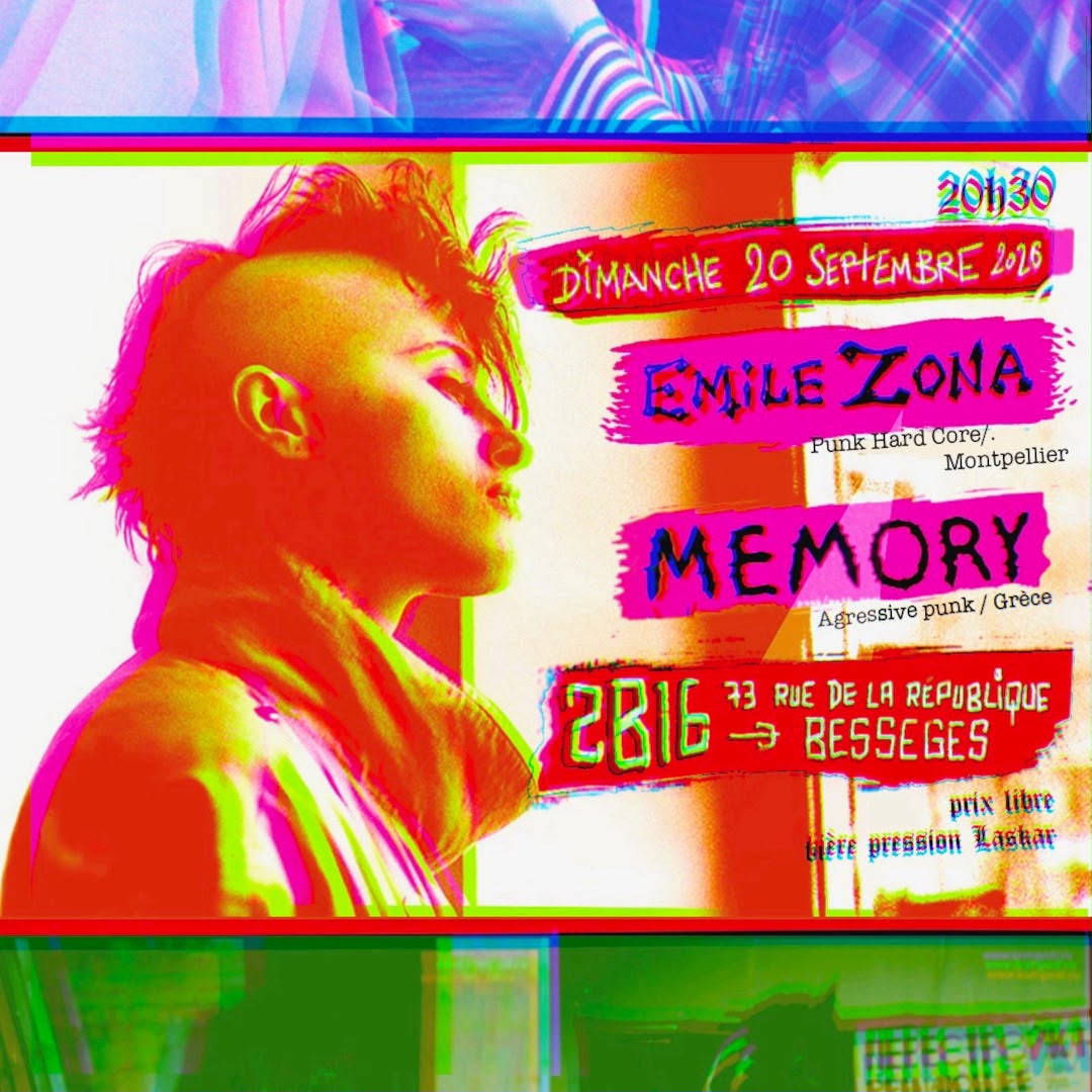 Affiche de Concert punk à Besseges