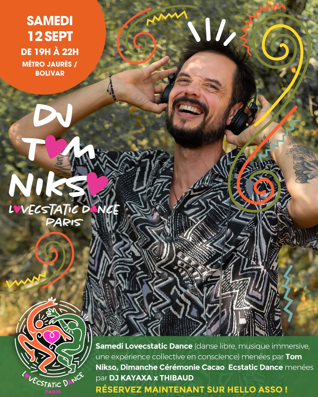 Affiche de Samedi lovecstatic dance Ă Paris
