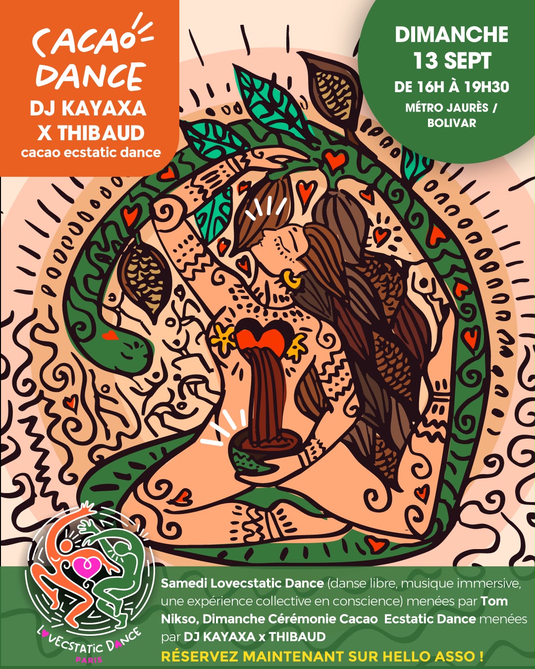 Affiche de Cacao dance à Paris