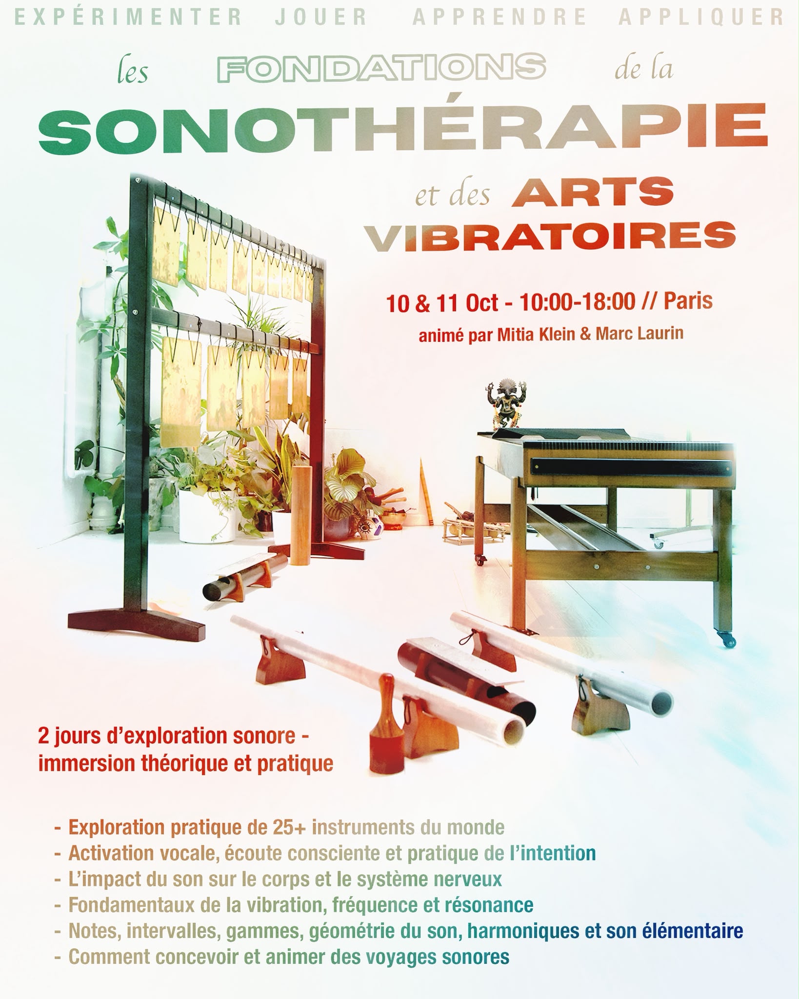 Affiche de Fondations de la sonothérapie à Paris