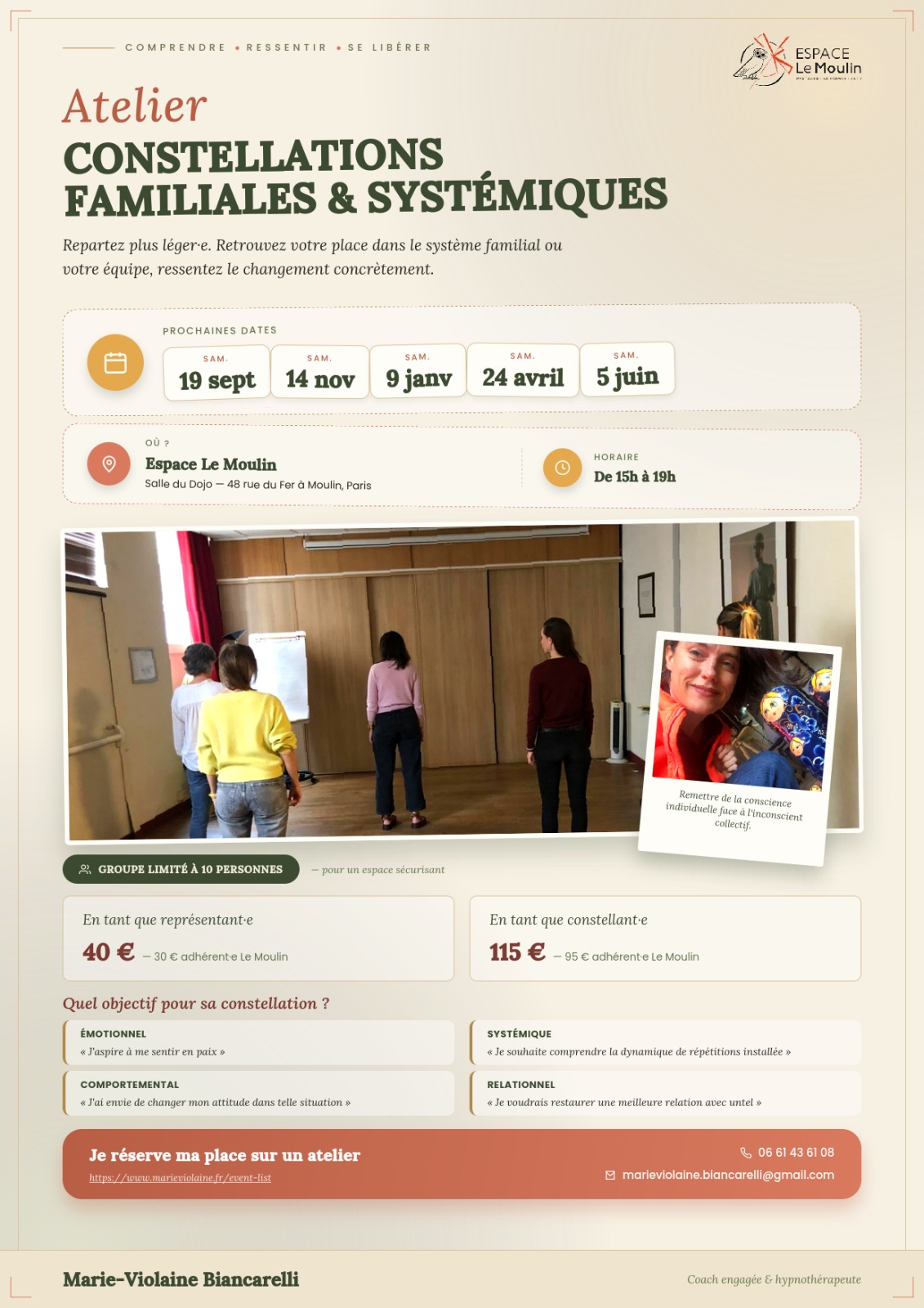 Affiche de Constellations familiales à Paris