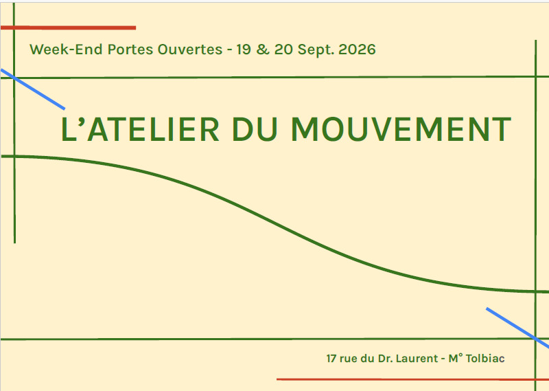 Affiche Portes ouvertes atelier du