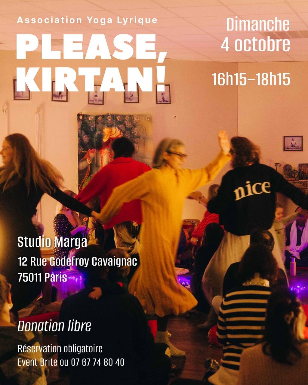 Affiche de Please, kirtan! à Paris