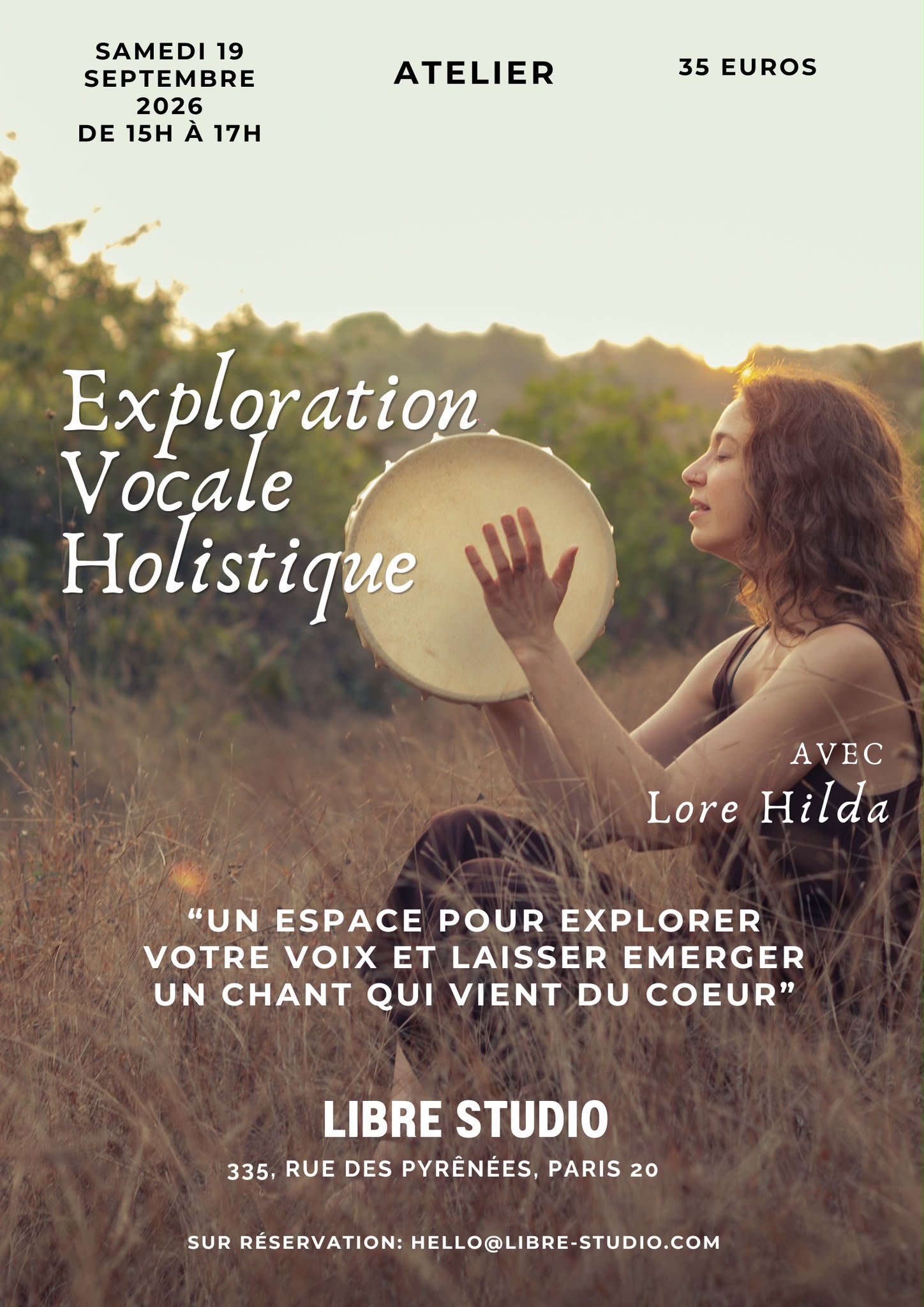 Affiche de Exploration vocale holistique à Paris