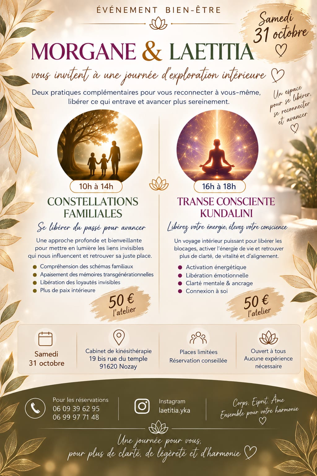 Affiche de Morgane & laetitia à Nozay