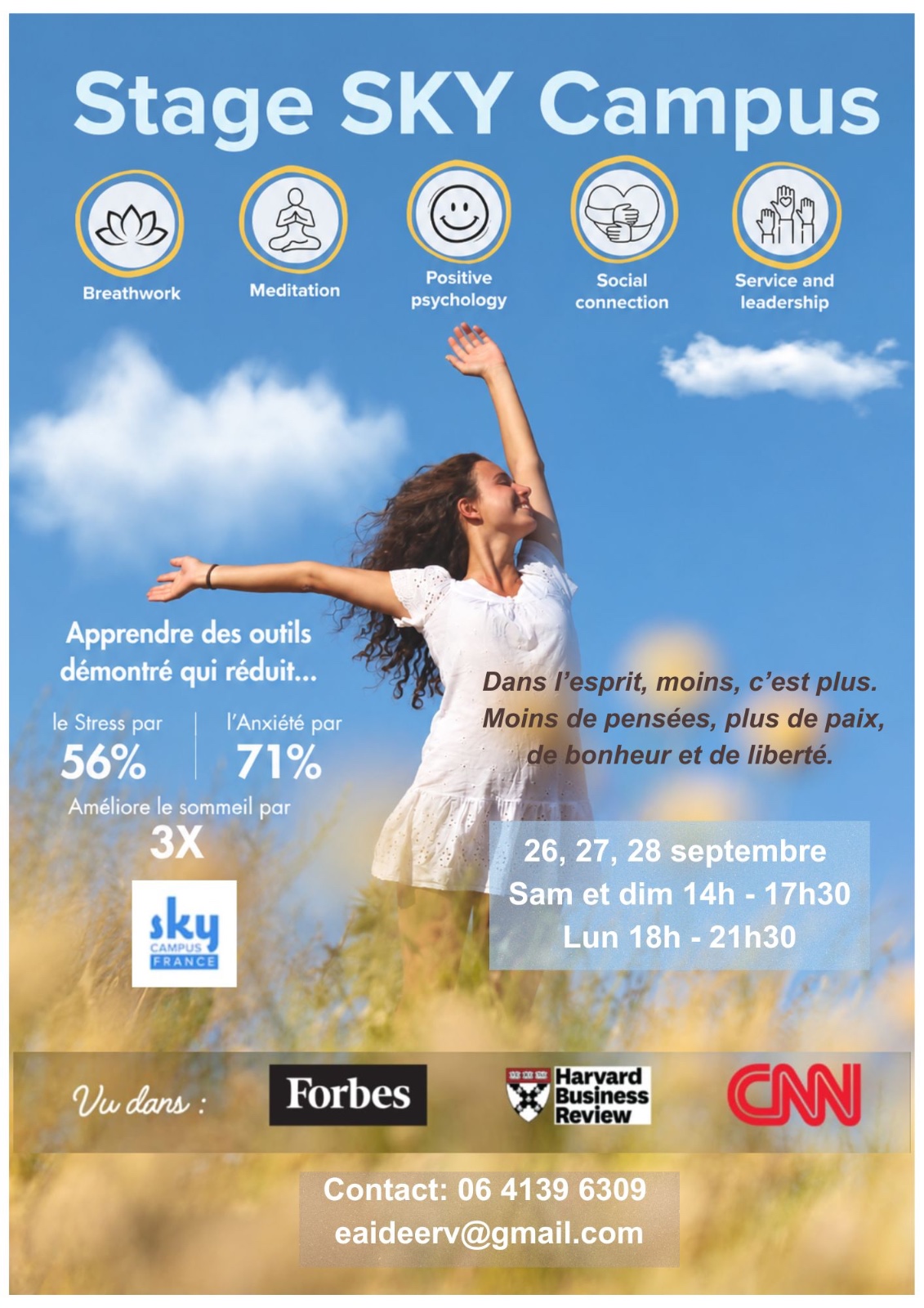 Affiche du festival Stage sky campus