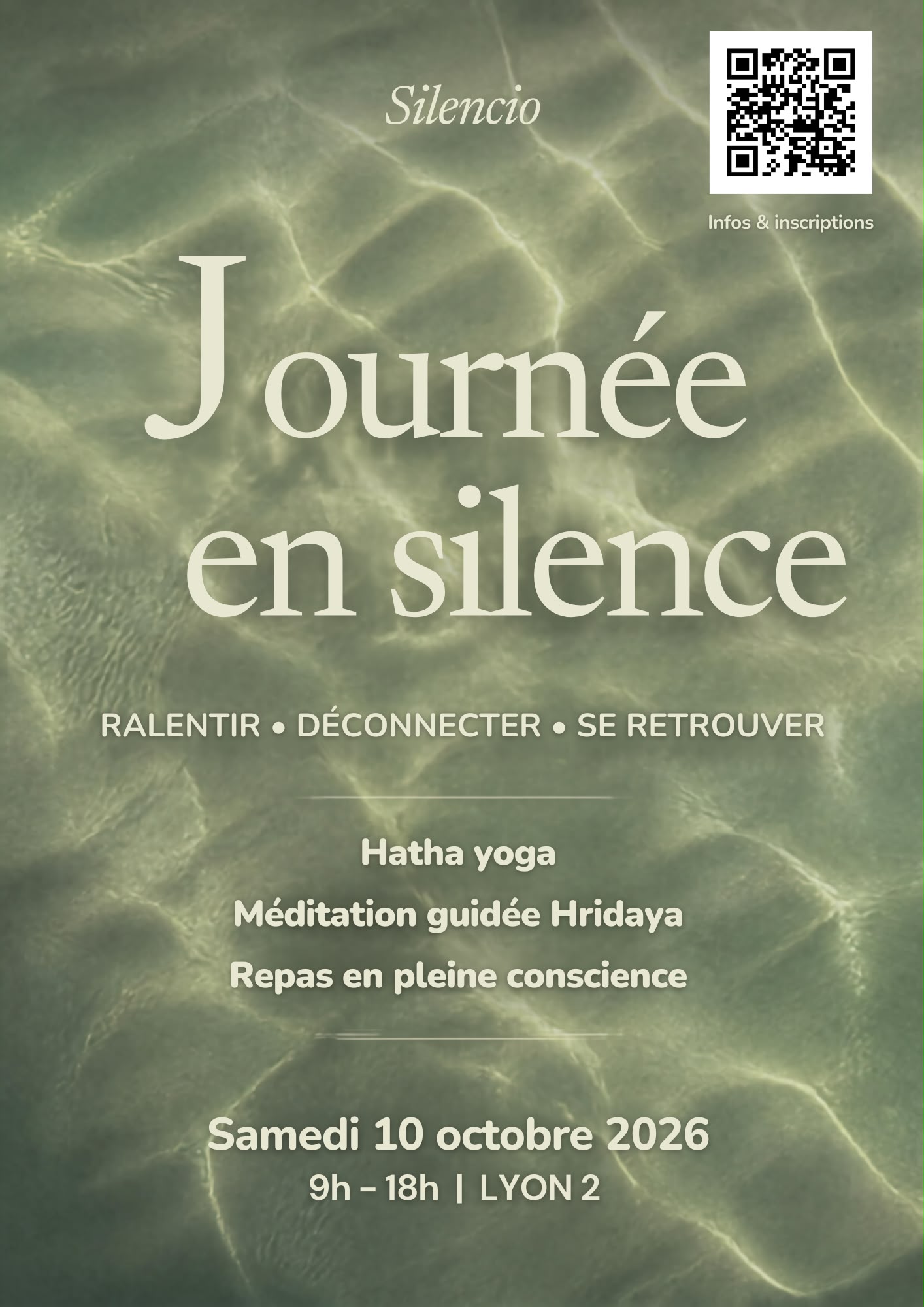 Affiche de Journée en silence à Lyon