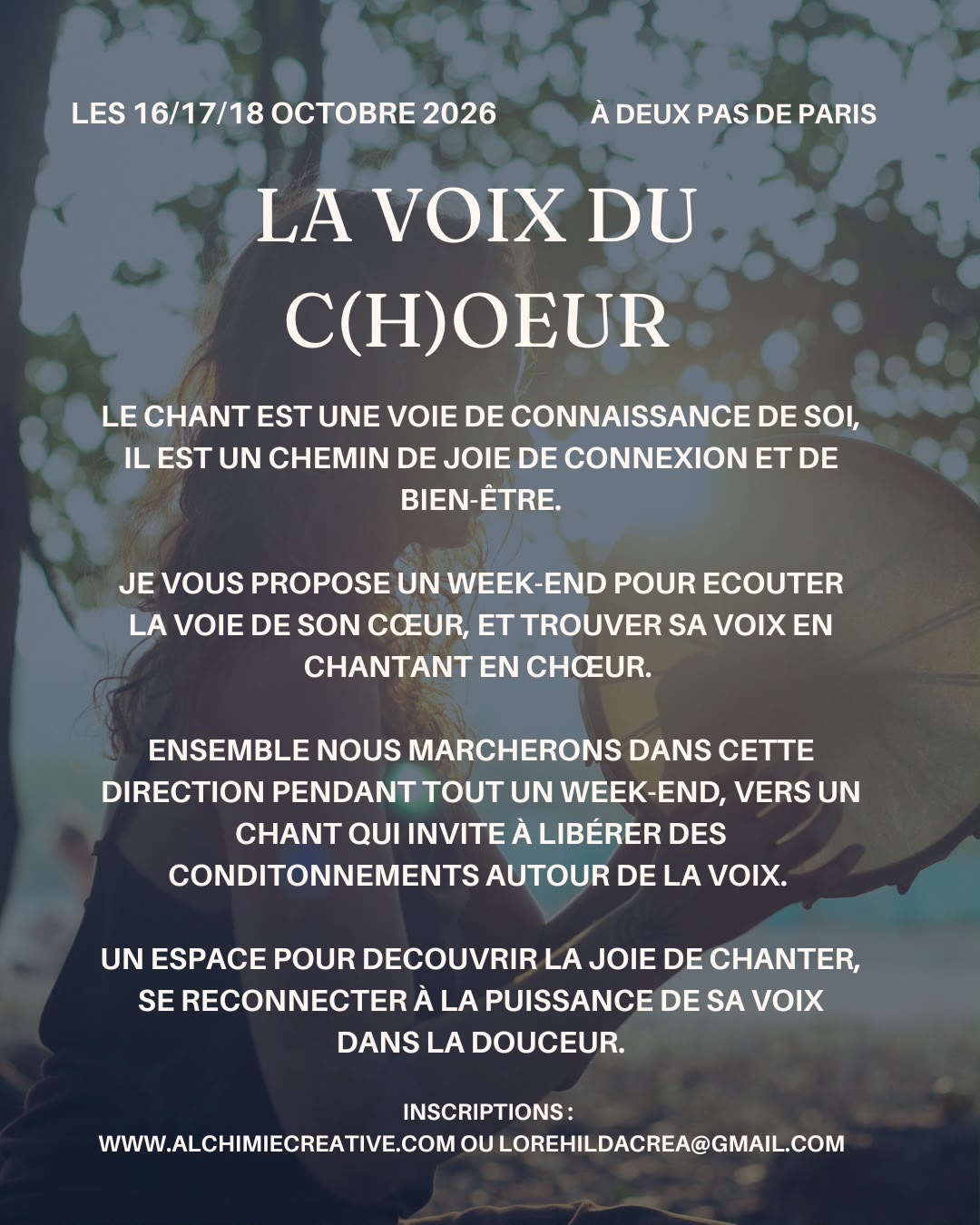 Affiche du festival La voix du c(h)oeur