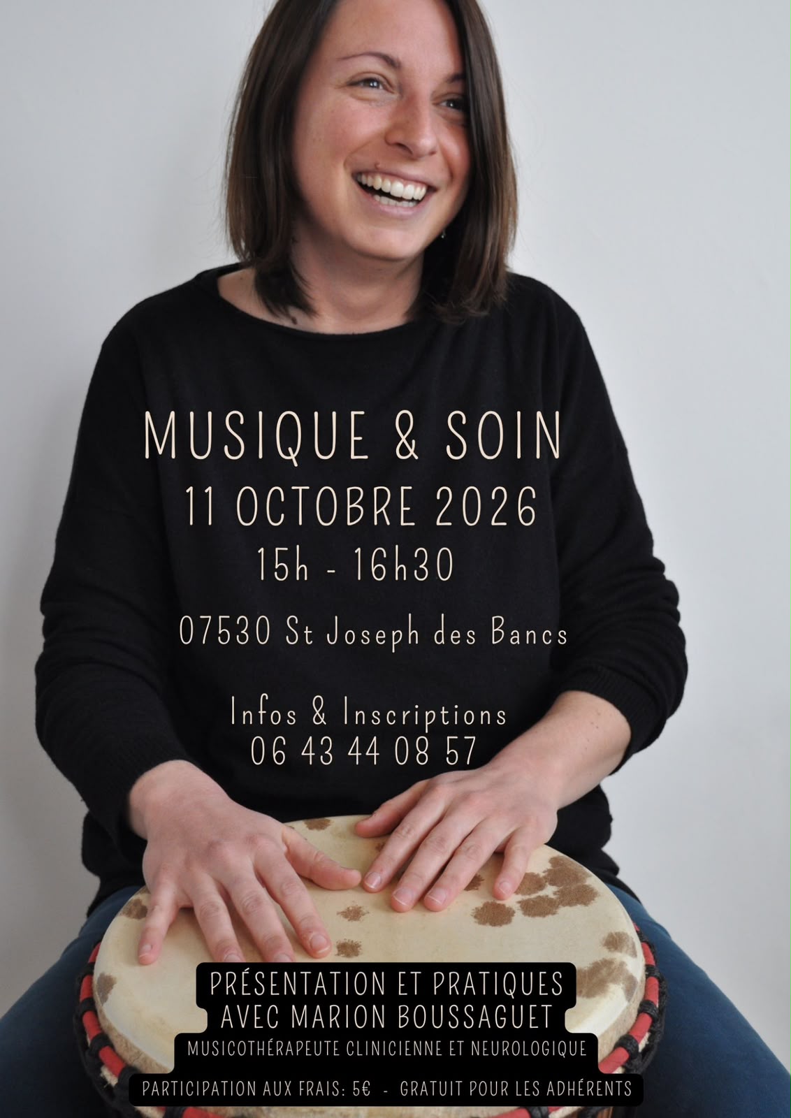 Affiche de Musique & soin à Saint-Joseph-des-Bancs