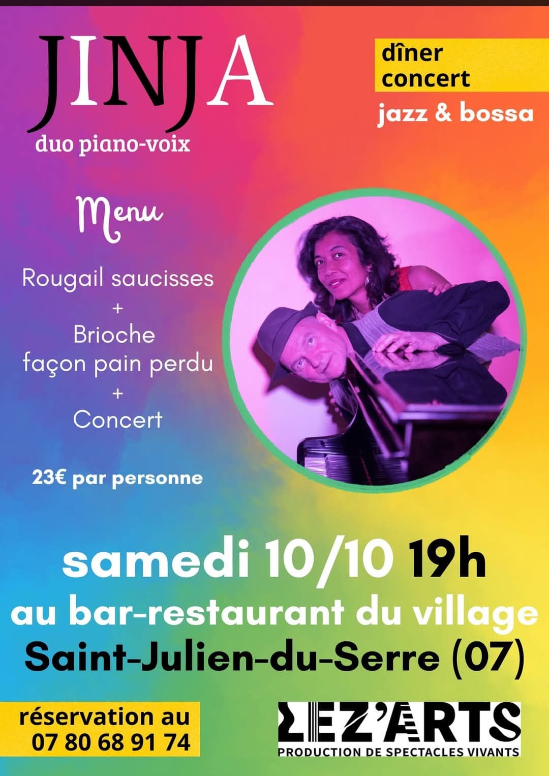 Affiche de Jinja à Saint-Julien-du-Serre