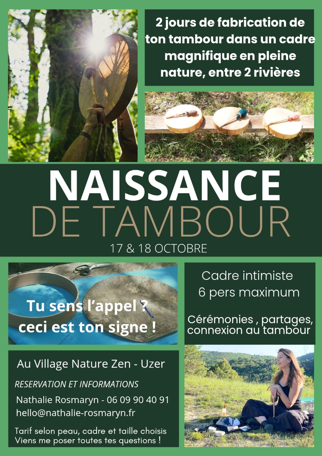 Affiche de Naissance de tambour à Uzer