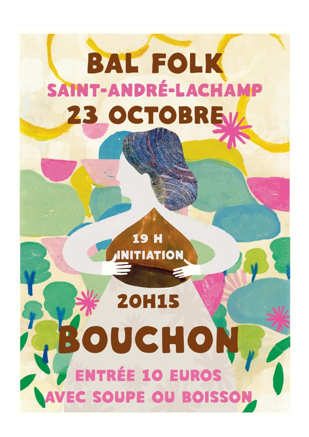 Affiche de Bal folk à Saint-André-Lachamp