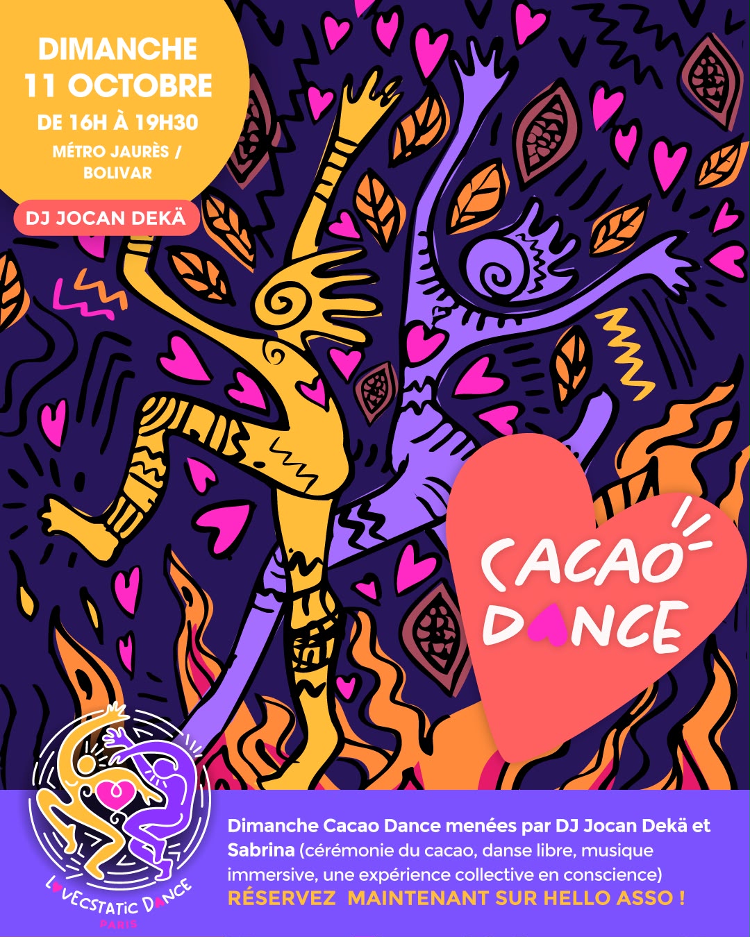 Affiche de Cacao dance à Paris
