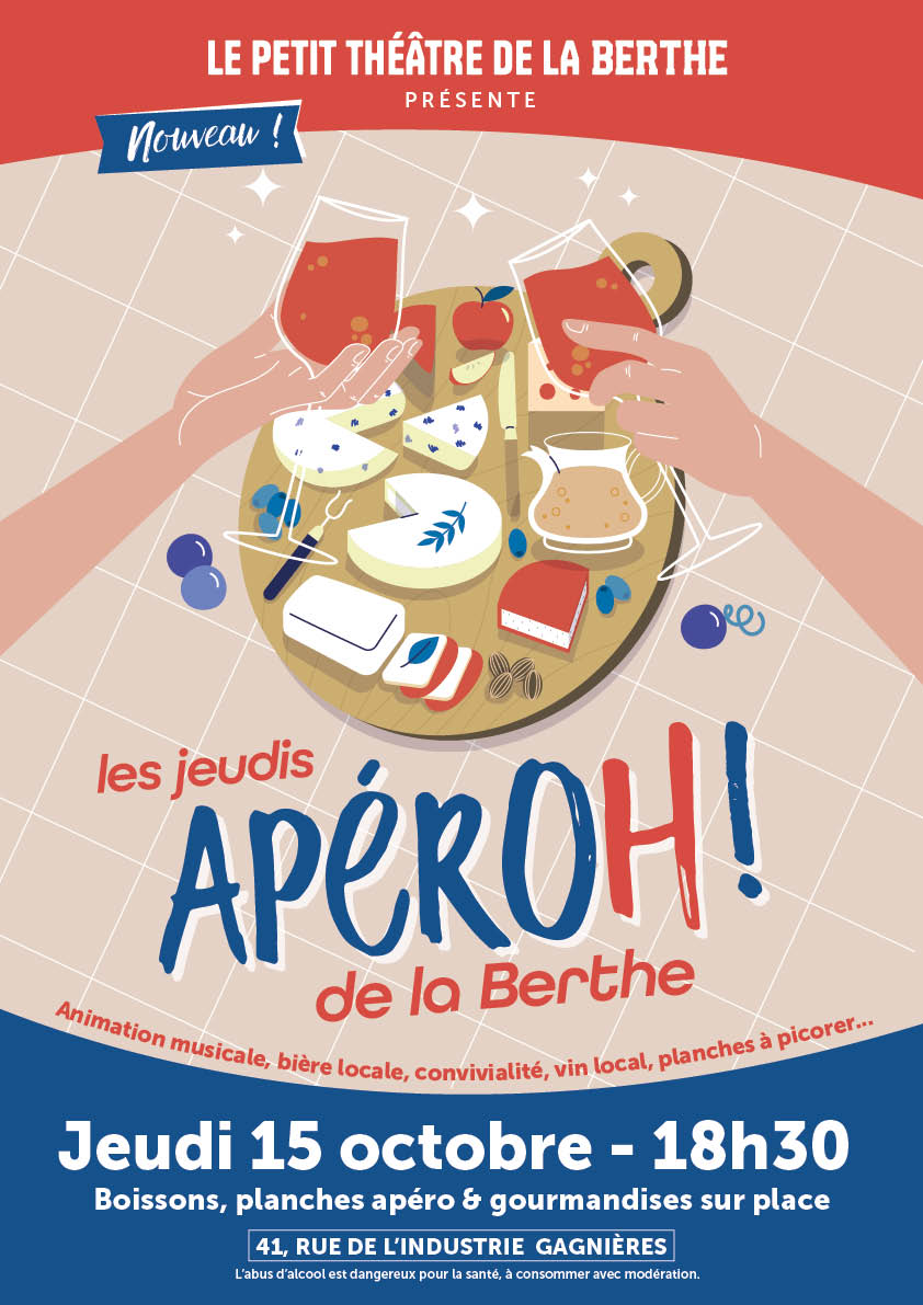 Affiche de Les jeudis apéroh de la berthe à Gagnières