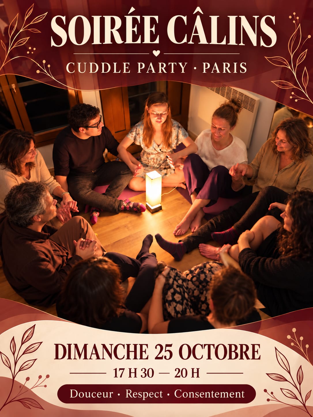 Affiche de Soirée câlins à Paris