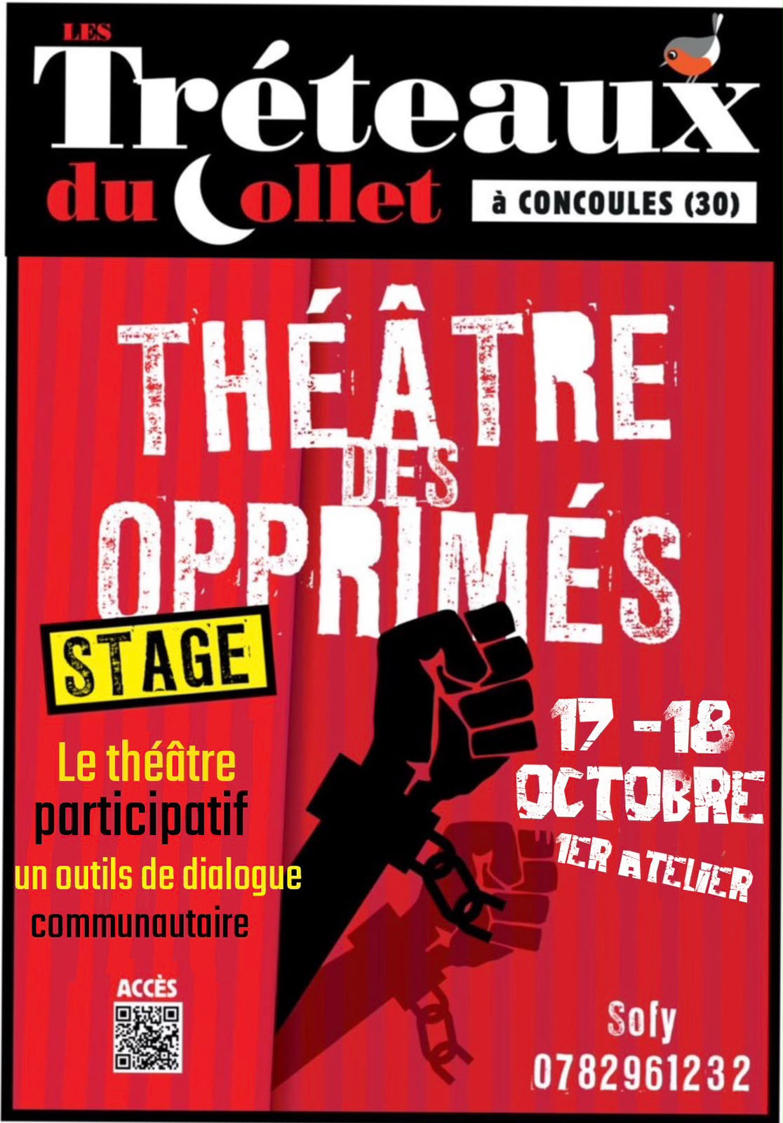 Affiche de Théâtre des opprimé.es à Concoules