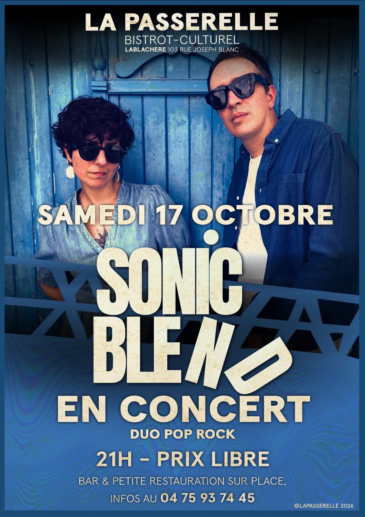 Affiche de Sonic blend en concert à Lablachère