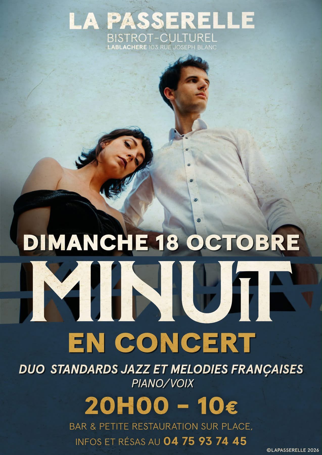 Affiche de Minuit en concert à Lablachère