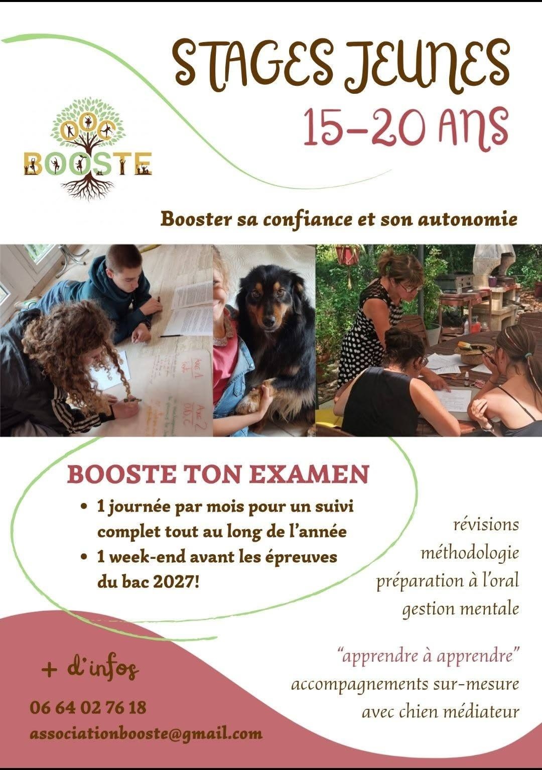 Affiche de Stage jeunes 15-20 ans à Chambonas