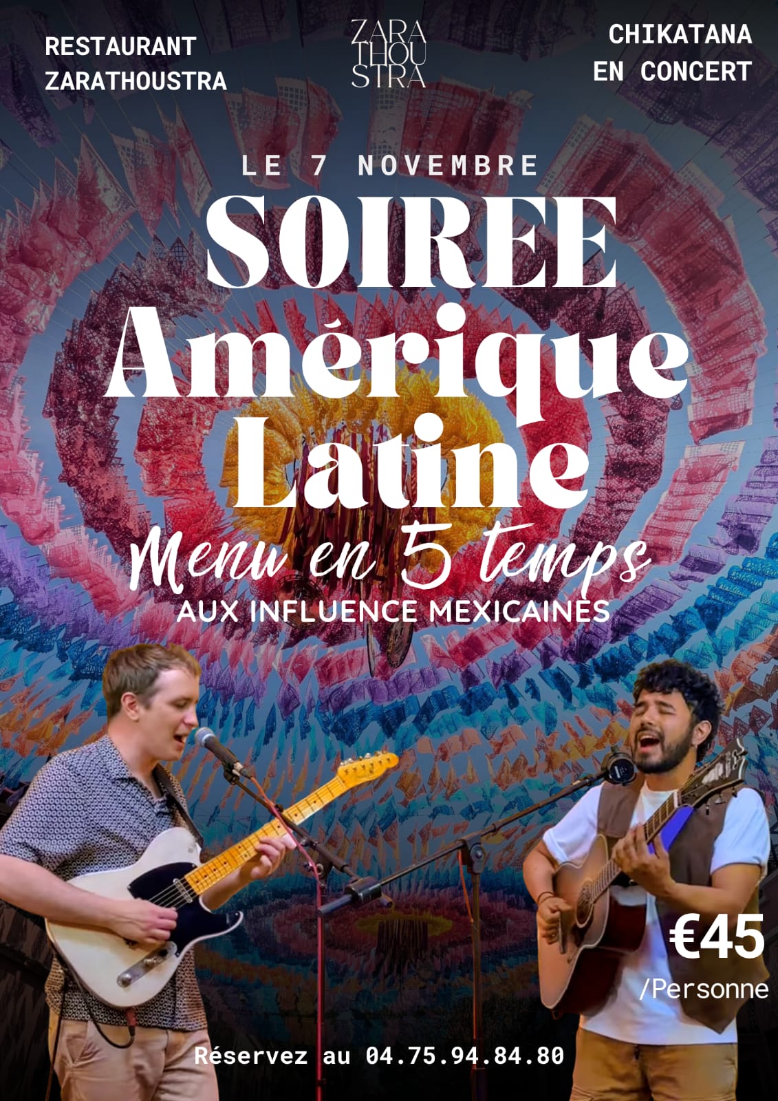 Affiche de Soirée amérique latine à Aubenas