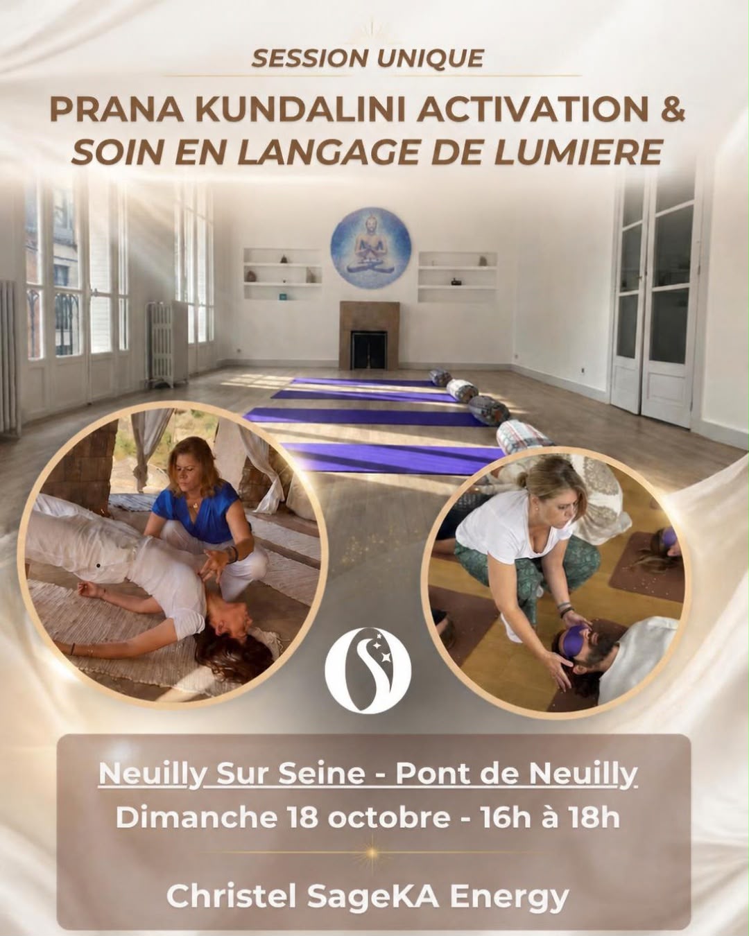Affiche de Prana kundalini activation à Neuilly-sur-Seine