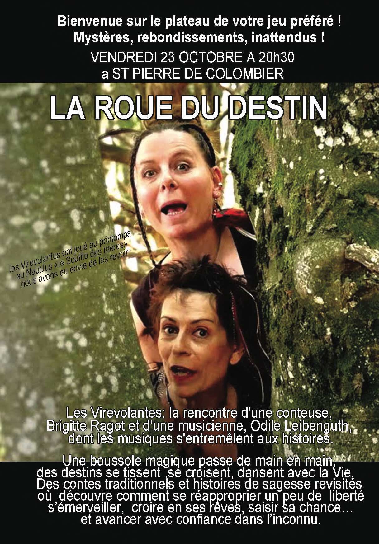 Affiche de La roue du destin à Saint-Pierre-de-Colombier