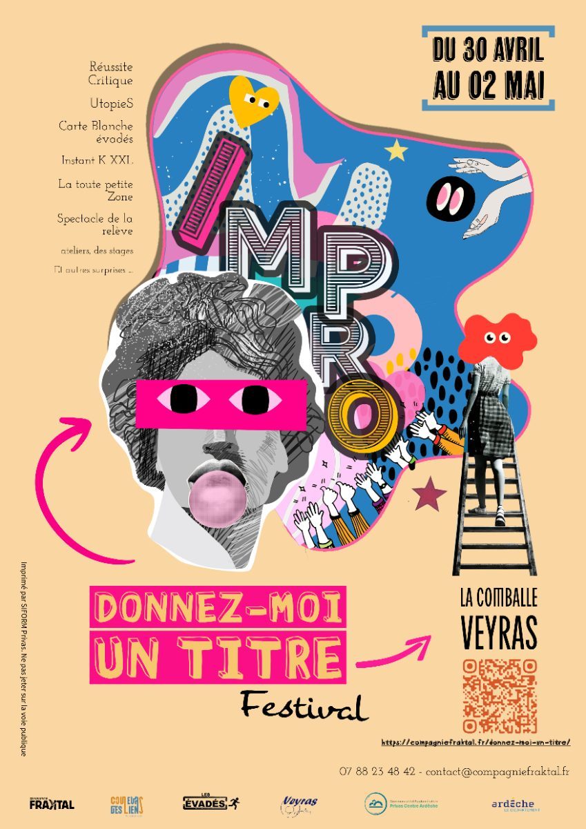 Affiche du festival Festival Donnez moi un titre