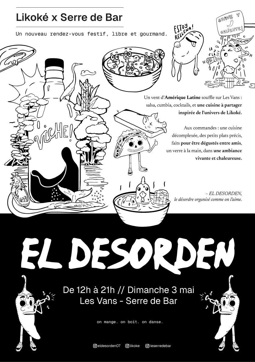 Affiche de El desorden à Les Vans