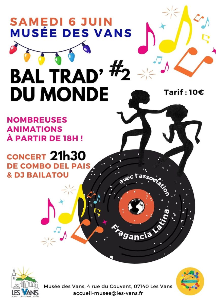 Affiche de Bal trad' du monde #2 à Les Vans