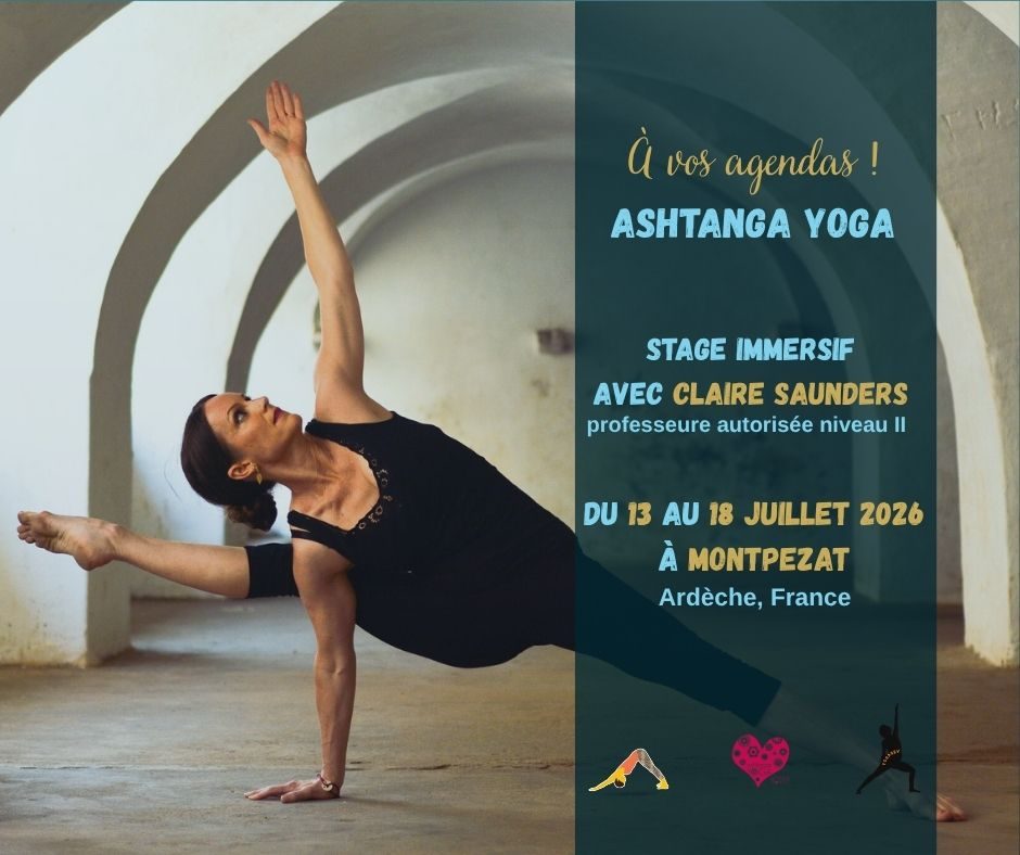 Affiche de STAGE YOGA ASHTANGA 13-18 JUIL à Montpezat-sous-Bauzon