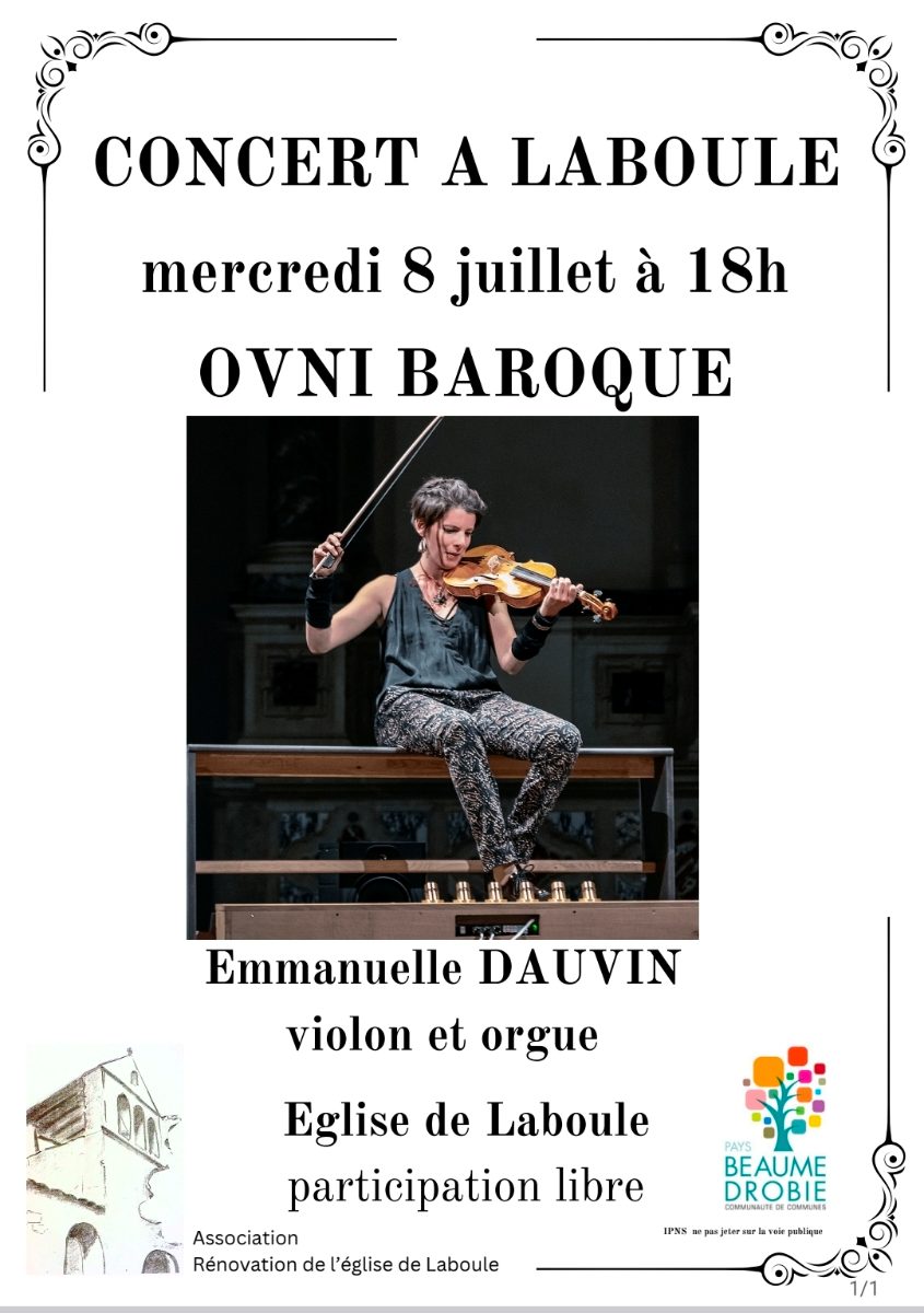 Affiche de Concert à laboule à Laboule