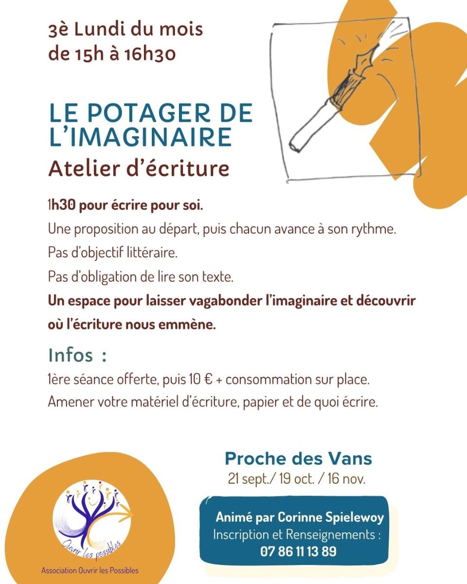 Affiche de Le potager de l'imaginaire à Les Vans